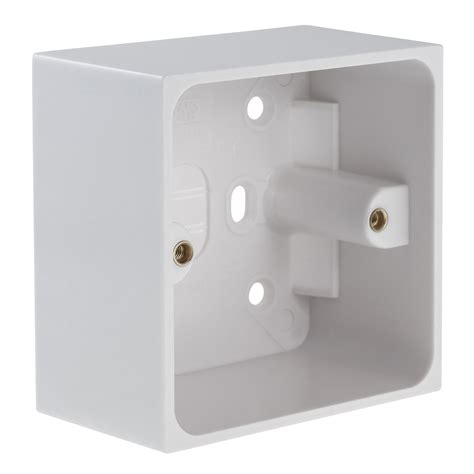 fitting back box electrical|surface mounted single gang box.